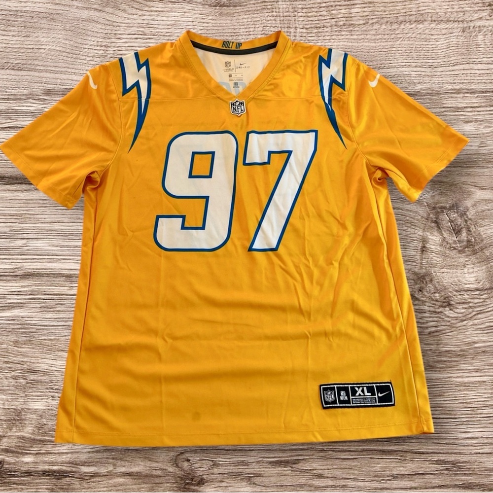 Men's Nike Joey Bosa Chargers Alternate Power Vapor F.U.S.E. Limited Jersey XL